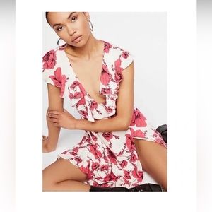 Free People French quarter wrap dress new without tags, size XS.